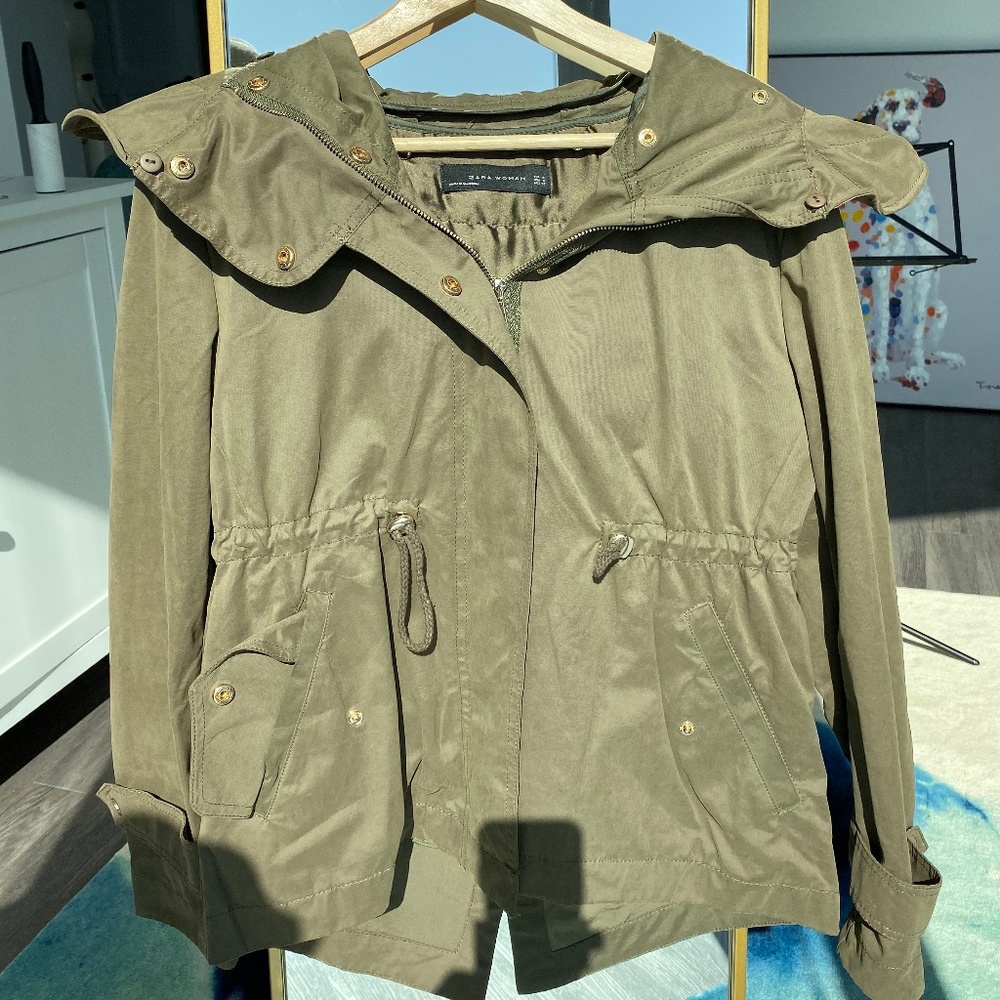 Zara Safari Jacket with detachable quilted vest.